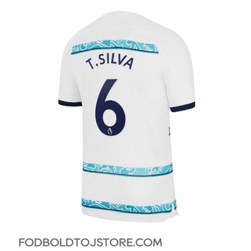 Chelsea Thiago Silva #6 Udebanetrøje 2022-23 Kortærmet